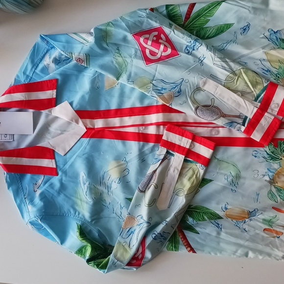 unbranded Other - NWT Casablanca button down long sleeve shirt size L made in Portugal ,